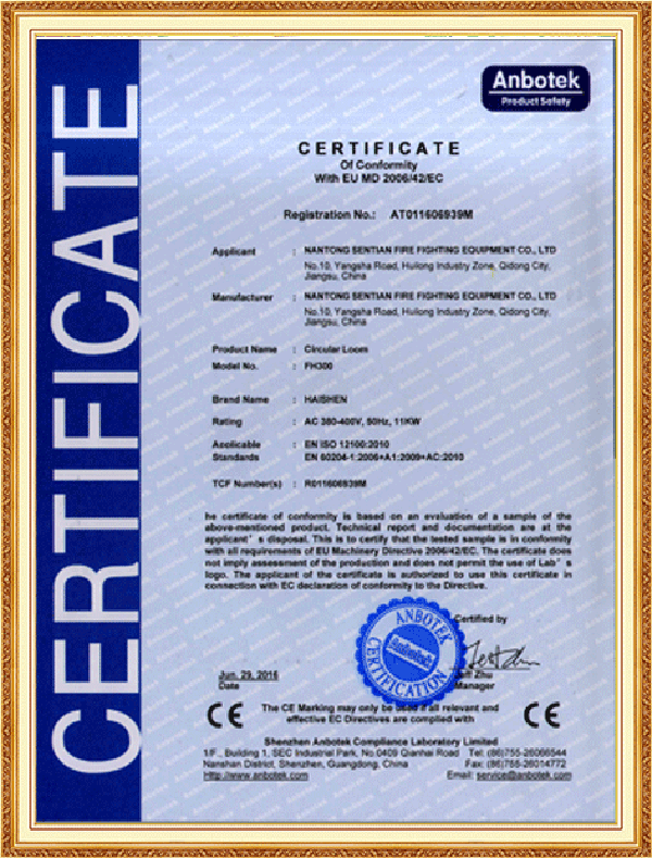 CE certification